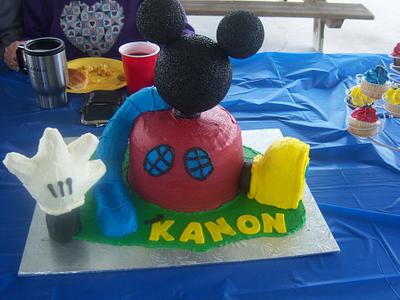grandsons mickey mouse clubhouse - Cake by sweettooth