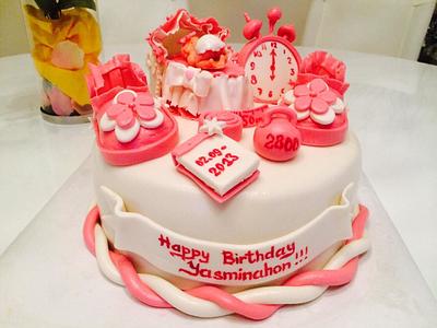 1st birthday cake - Cake by Malika