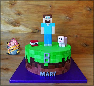 Minecraft cake - Cake by zjedzma
