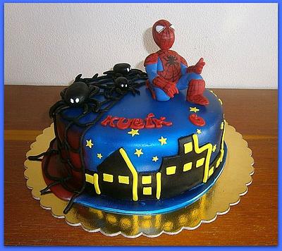 Spiderman cake - Cake by Lenka Budinova - Dorty Karez