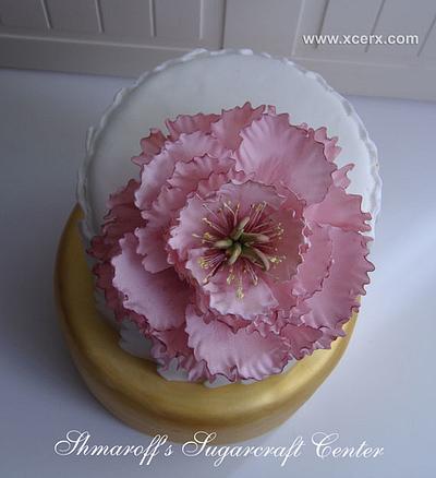 Peony Cake - Cake by Petya Shmarova