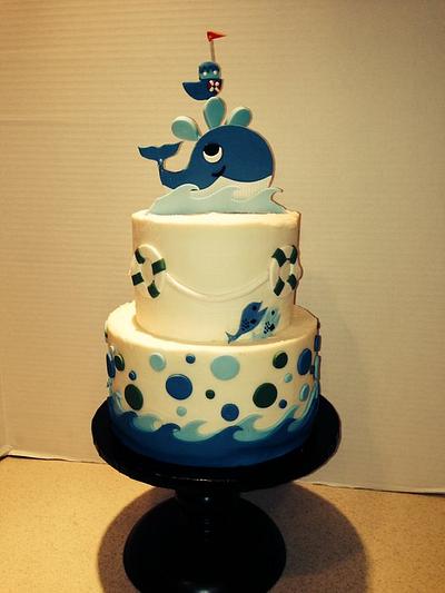 Whale of a time - Cake by SugarBritchesCakes