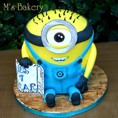 Minion Kevin - Cake by M's Bakery