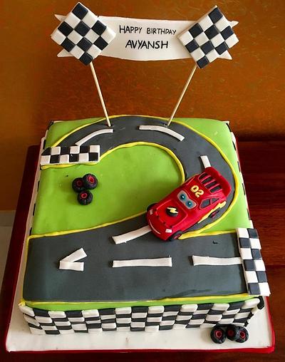 A Car themed cake! - Cake by Nikita Nayak - Sinful Slices