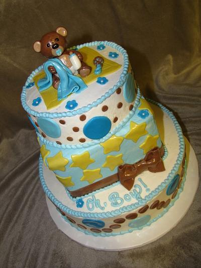Beary Special Baby Shower - Cake by Tiffany Palmer