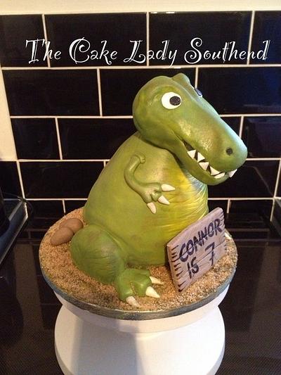 T. rex cake - Cake by Gwendoline Rose Bakes
