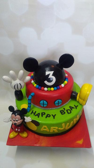Mickey mouse club house cake - Cake by Senthil