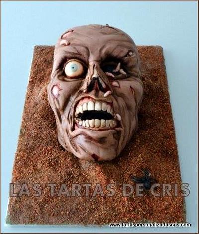 Cabeza de zombie - Cake by LAS TARTAS DE CRIS