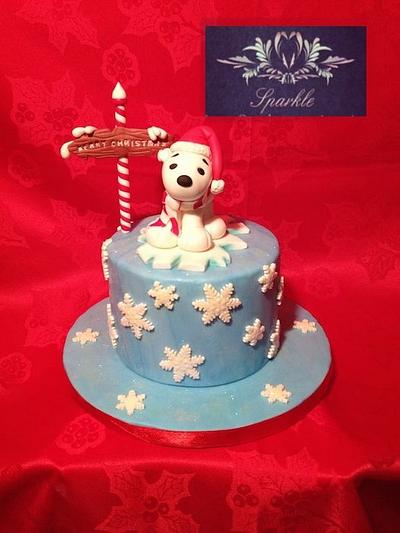 Christmas polar bear - Cake by Valeria Antipatico