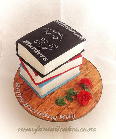 Murder Mystery Book Cake - Cake by Fantail Cakes