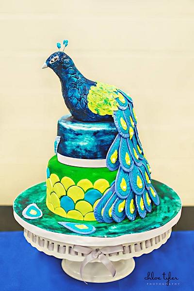  Pretty in Peacock - Cake by Teresa Markarian