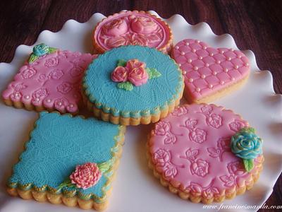 Sugar Cookies - Shabby Chic - Cake by Claudine - Francine's Sweet Treats