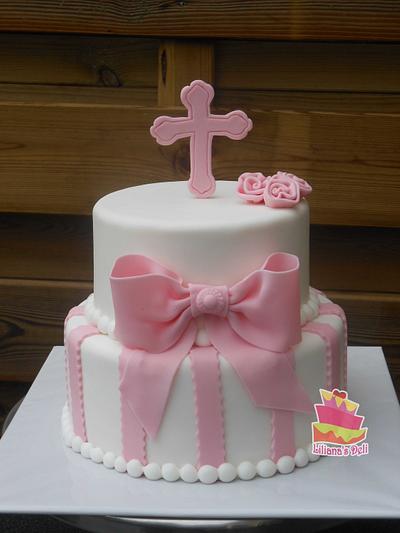 Christening cake - Cake by Liliana Vega