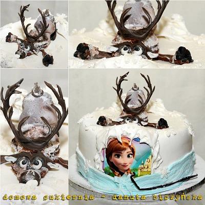 Frozen,  - Cake by danadana2