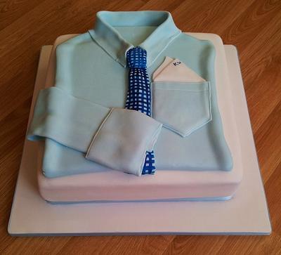 Blue Shirt - Cake by Sarah Poole