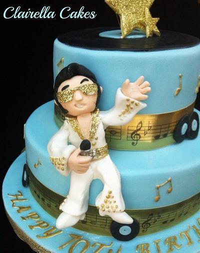 Elvis Is In The Building!  - Cake by Clairella Cakes 