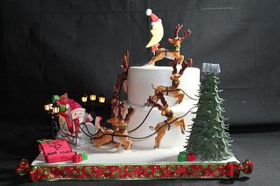 Merry Christmas to all ,and to all a Good Night - Cake by Nancy T W.