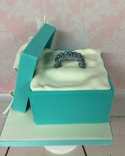 Tiffany Box Cake - Cake by Sweet Factory 