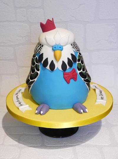 Fat Blue Budgie! - Cake by Beth Mottershead