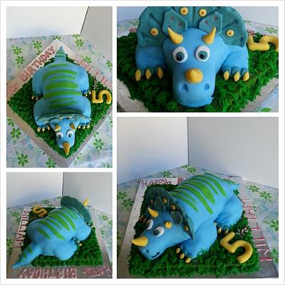 Terry triceratops! - Cake by Lauren Smith