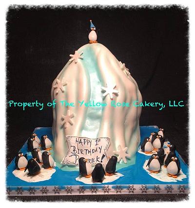 Iceberg 1st Birthday - Cake by The Yellow Rose Cakery, LLC