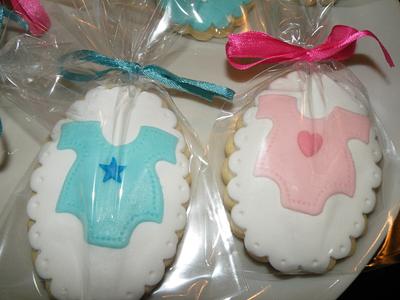Baby shower cookies - Cake by bolosdocesecompotas