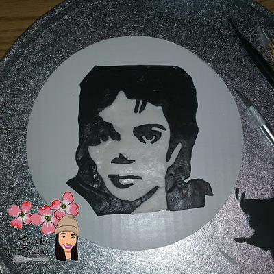 The King of Pop Silhouette Cake - Cake by Shanita 