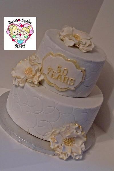 50th Wedding Anniversary - Cake by Jenny