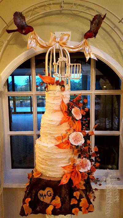 Tying The Knot! - Cake by Sandra Maria Clennell SUGARFUN