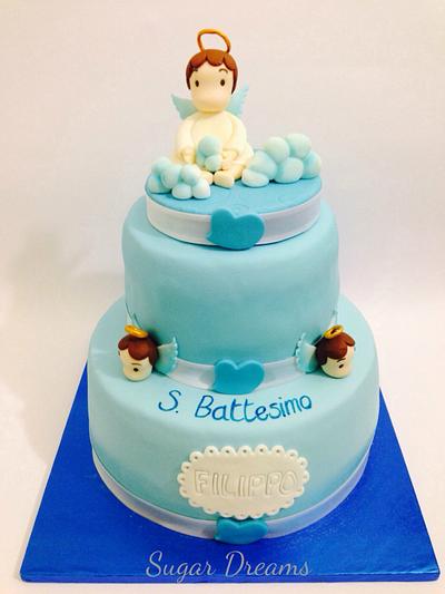 Christening cake - Cake by Sugardreams81