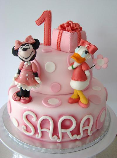 Minnie & Daisy - Cake by Patrizia Laureti LUXURY CAKE DESIGN