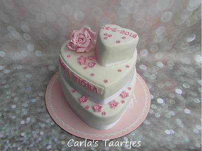 Wedding Cake on Valentine Day - Cake by Carla 