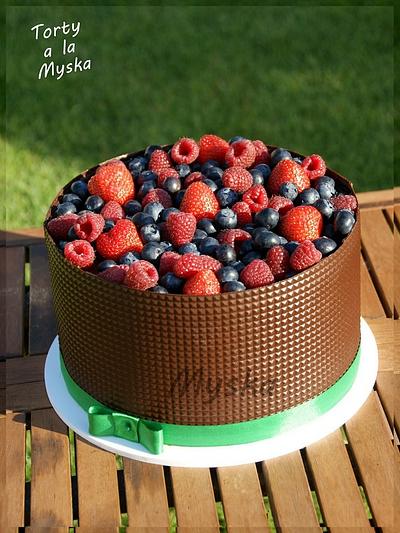 chocolate fruit cake - Cake by Myska