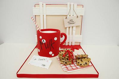 Cookies and milk for Santa Claus! - Cake by Diletta Contaldo