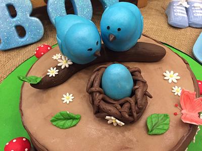 Waiting to hatch-baby shower - Cake by Sarah AnnCherian