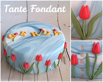 Dutch Birthday Glory - Cake by Tante Fondant