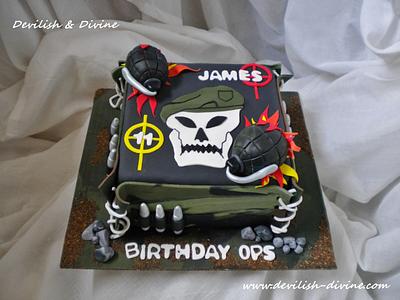 COD: Birthday Ops Cake - Cake by DevilishDivine