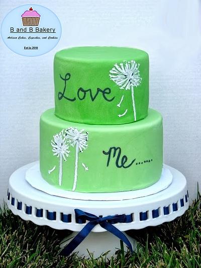 Love and Dandelions - Cake by CakeLuv