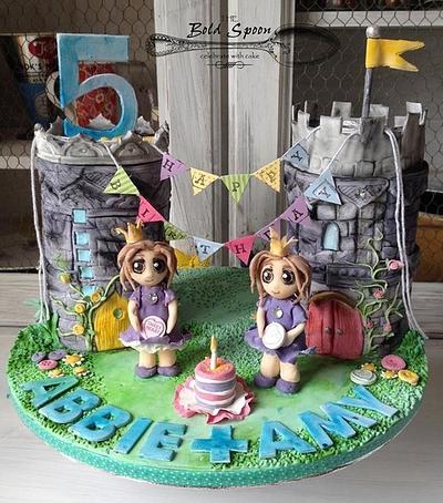 Twin princesses - Cake by The Bold Spoon