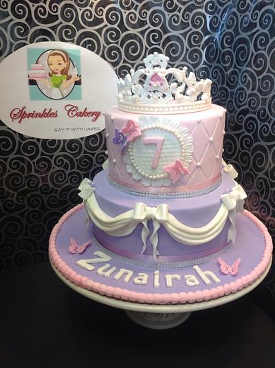 Tiara cake  - Cake by Sprinkles Cakery - Cakes By Ashifa Saleem
