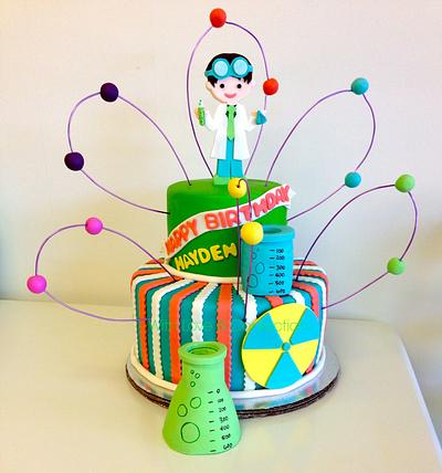 Little Scientist - Cake by Veronica Arthur | The Butterfly Bakeress 