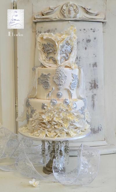 CPC-Royal-Weddingdress of queen Wilhelmina of the Netherlands collab - Cake by Judith-JEtaarten