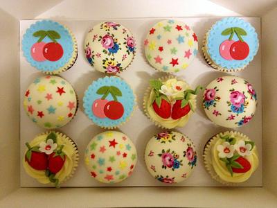 Cath kidston style cupcakes - Cake by Daisychain's Cakes