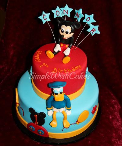 Mickey Mouse and Donald Duck - Cake by Stef and Carla (Simple Wish Cakes)