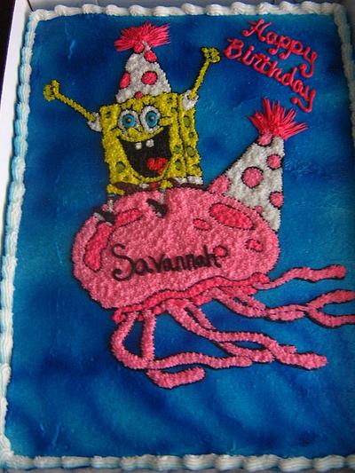 Spongebob  - Cake by CC's Creative Cakes and more...