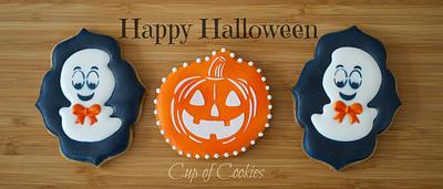 Happy Halloween Cookies - Cake by Cup of Cookies