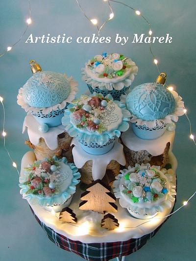 Christmas cupcakes - Cake by Marek