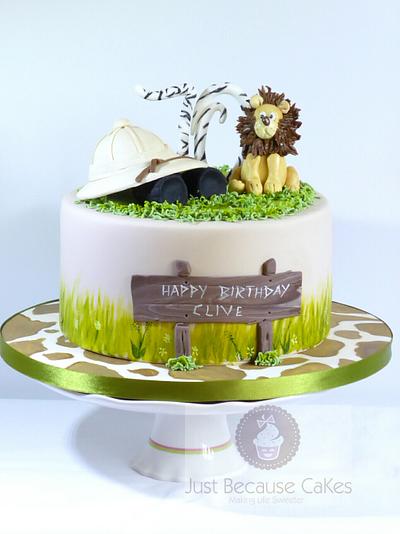An African Safari Adventure Cake  - Cake by Just Because CaKes