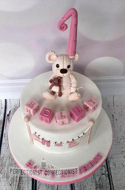 Holly - First Birthday Cake  - Cake by Niamh Geraghty, Perfectionist Confectionist