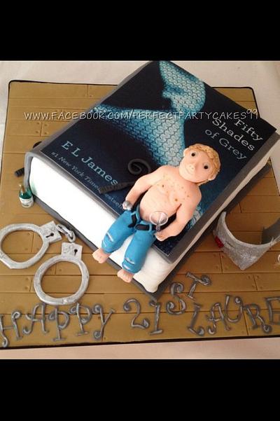50 Shades of grey - Cake by Perfect Party Cakes (Sharon Ward)